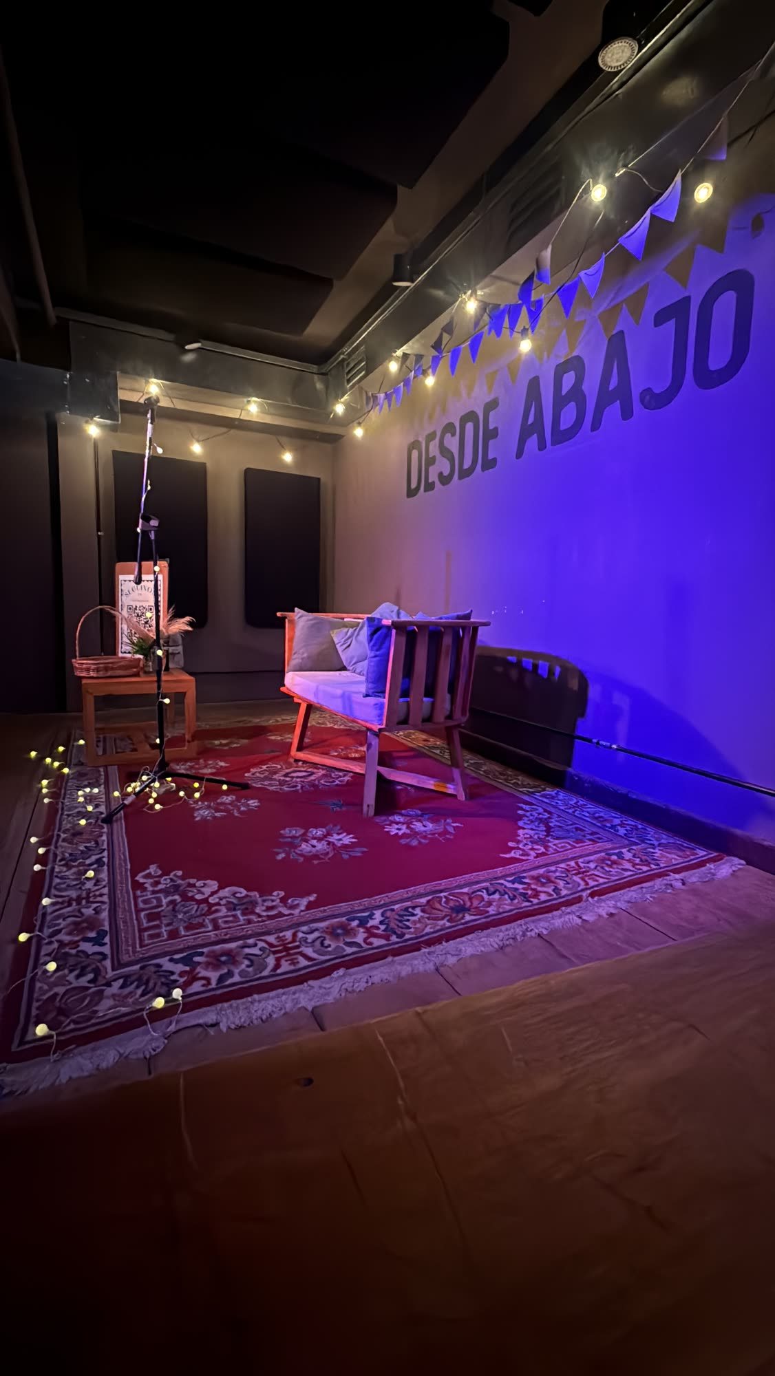 El escenario, antes — La Gaucho